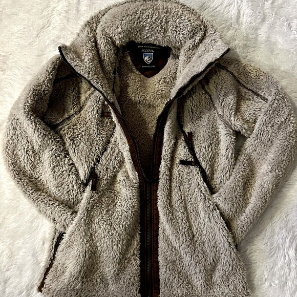 Kuhl Jackets & Coats Kuhl Sherpa Flight Jacket With Packable Hood